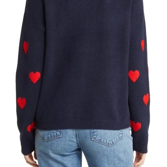 Caslon Heart Cozy Crewneck Sweater – Size XS - Picture 2 of 6